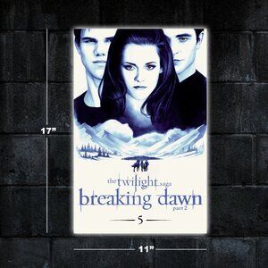 Twilight Breaking Dawn 2 movie poster - 11x17 wall art print merch Edward Bella